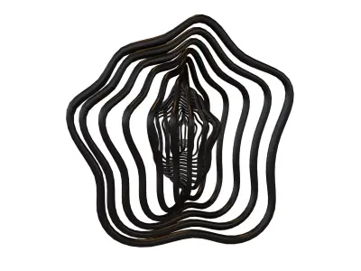 Abstract Sphere v9 003 Low-poly 3D model