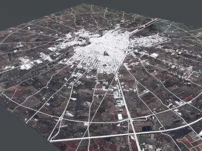 Cityscape Bitonto Italy 3D model