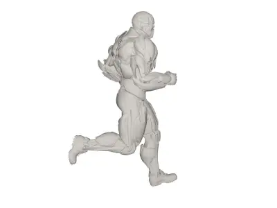 Superhero concept 3D model purchase