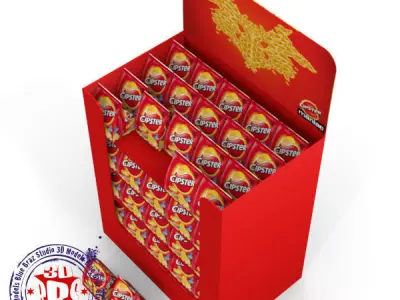 display chips 3D model