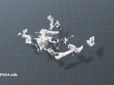 Volumetric clouds set  40 vdb files for render in vray corona 3D model