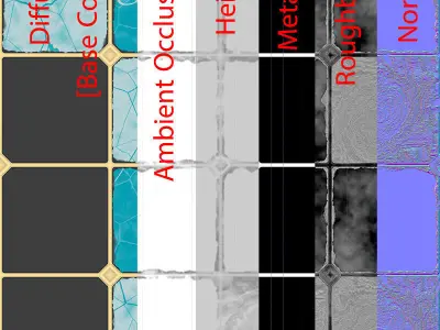 PBR Marble Material Free sample  Texture