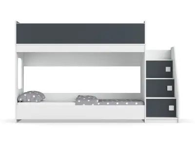 Legenda K43D with LY43A childrens modular bed 3D model