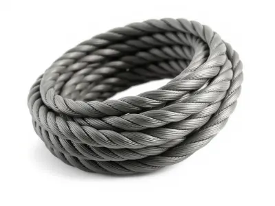 Twisted Steel Cable Model Pack for Industrial and Architectur... Low-poly 3D model