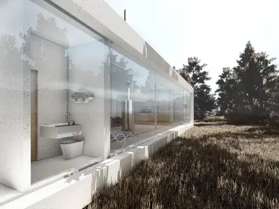 Modern Forest House  3D model