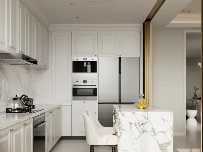 apartment interior scenes      3D model 8