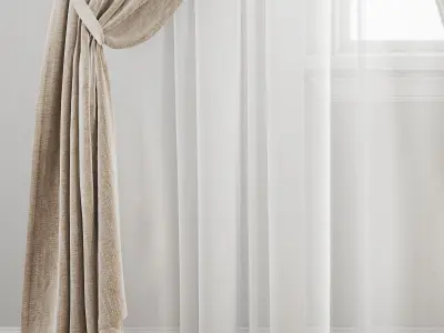Curtain 340 3D model