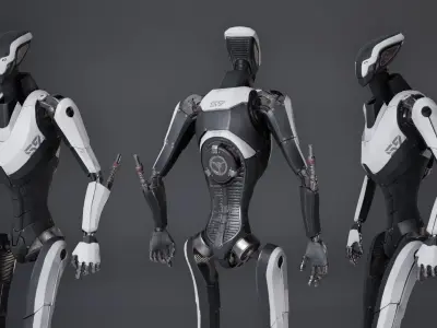 Robot 1 Low-poly 3D model purchase