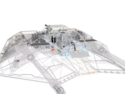 Star Wars T47 Snowspeeder 3D model