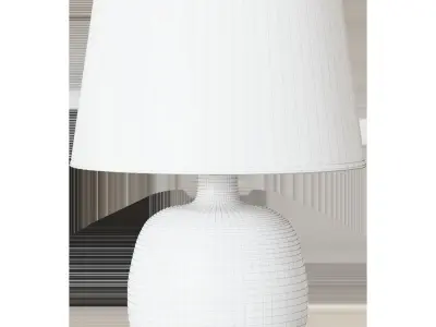 Table Lamp Gray Table Lamp 3D model