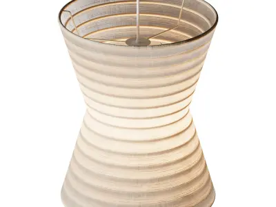 Gifu Lantern Pendant light 02 3D model