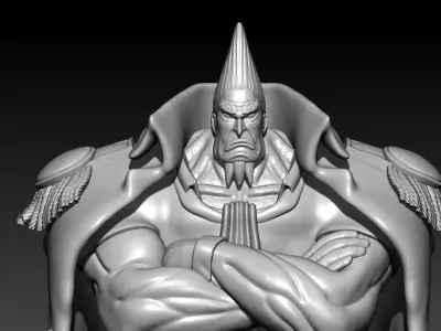 KONG - Commander in Chief of the World Government - ONE PIECE 3D print model