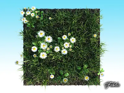 Grass patch 04 3D model