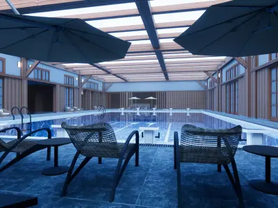 collection swimming pools -B9 3D model