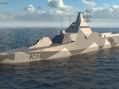  Visby Class Corvette 