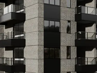 RESIDENTIAL BUILDING NO77 A 3D model