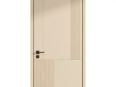  Interior door 5 Low-poly 3D model