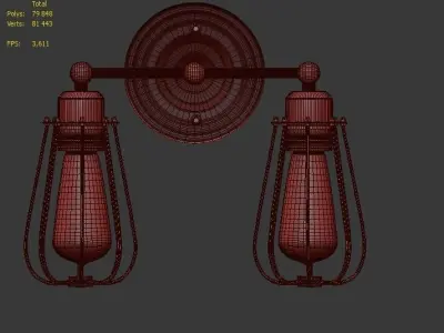 Sconce 5 Loft Design 3D model