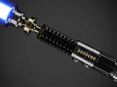 Obi Wan Kenobi Lightsaber for Cosplay 3D print model