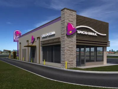 Taco Bell 3D model
