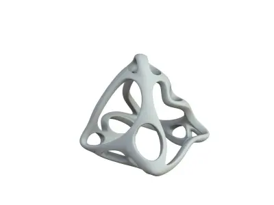 SciFi Cube Object No 63995 Low Poly Shape Low-poly 3D model