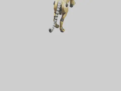 Robot version of a robot cheetah model 3D model
