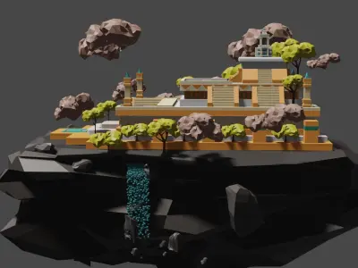 3d model of temple 3D model