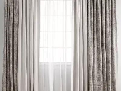 Curtain 372 3D model