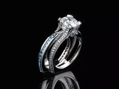 Interchangeable Ring 3D print model