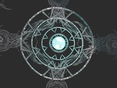 Fantasy occult symbol 1 3D model