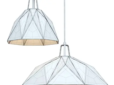 Crate and Barrel - Maddox Faceted Pendant 3D model