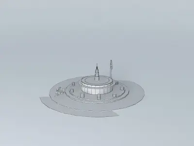 Fountain de Flora 3D model