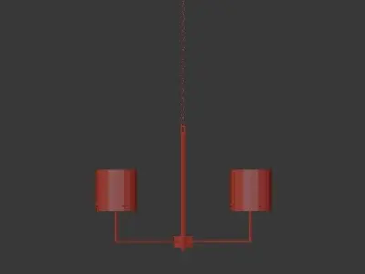 Bolthole Chandelier 3D model
