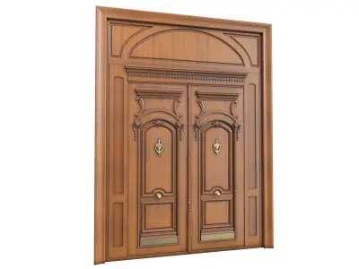 Entrance classic door 90 3D model
