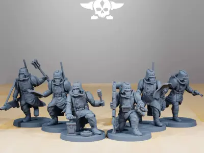 GrimGuard Supporters 3D print model