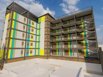 School-University- High School 3D model