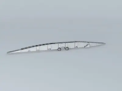 San Fernando Zuazo Bridge Free 3D model