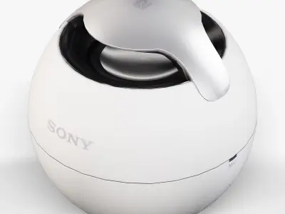 Sony SRS-BTV5 portable bluetooth speaker Low-poly 3D model