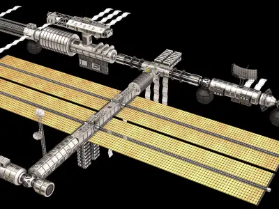 Sci Fi Space Station 02  3D model
