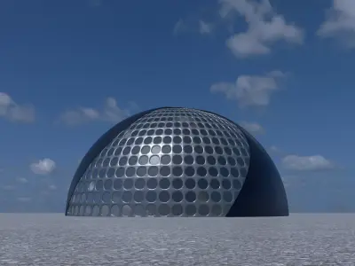 Dome Building 3D model