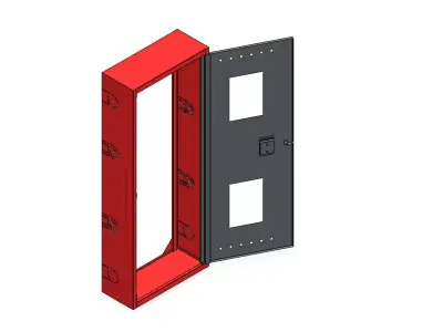  fire cabinet 3D model