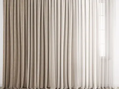 Curtain 243 3D model