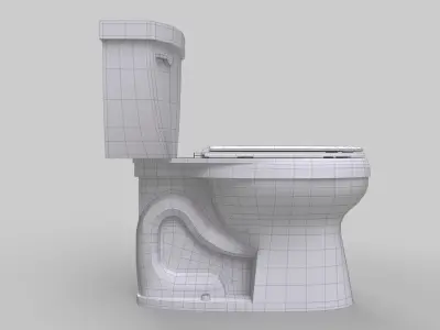 Toilet 3D model 5