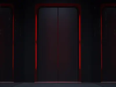  8 Sci-fi Interiors Set 