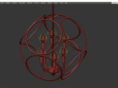 SORRENTO CHANDELIER Low-poly 3D model