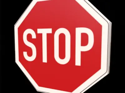 Stop Sign 3D model