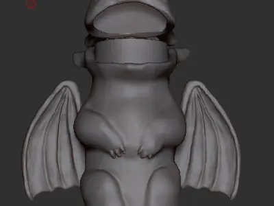 LIGHT FURY POPCORN BUCKET 3D PRINT MODEL 3D print model