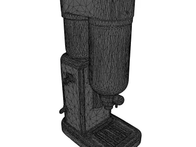 Modern Double Cereal Dispenser Low-poly 3D model