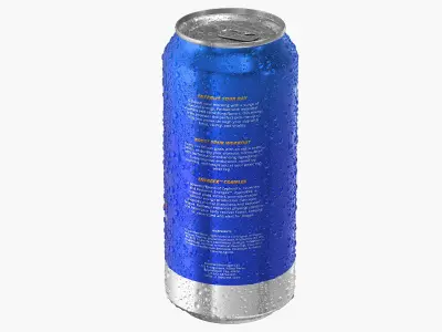  Energy Drink Can With Droplets 473ml 
