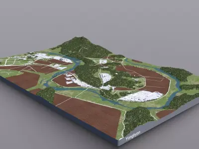 Yongbyon Nuclear Facility 3D model